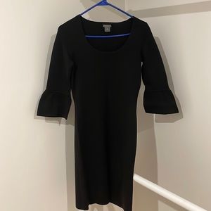 Ann Taylor SP Black Sweater Dress